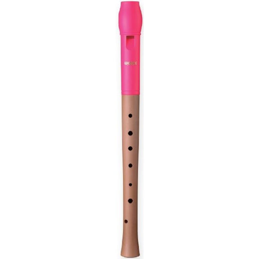 Flauta Dulce Soprano Digitación Alemana Smart WRS-4338G-PK Mixta Rosa