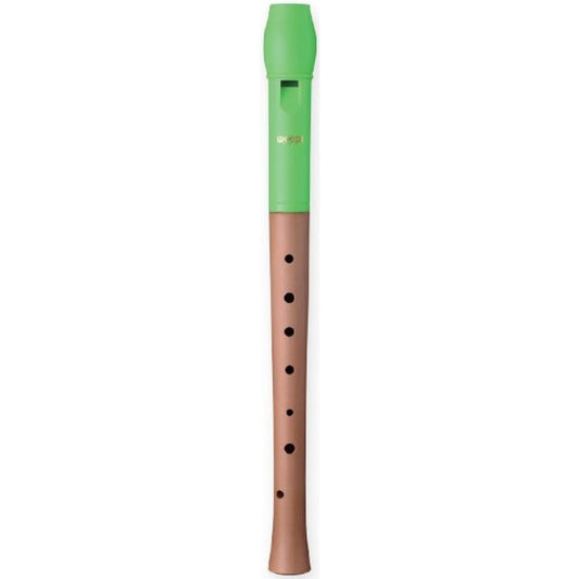Flauta Dulce Soprano Digitación Alemana Smart WRS-4338G-GR Mixta Verde