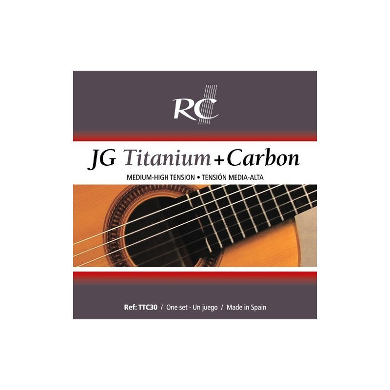 JUEGO DE CUERDAS ROYAL CLASSICS JG TITANIO Y CARBONO TTC30
