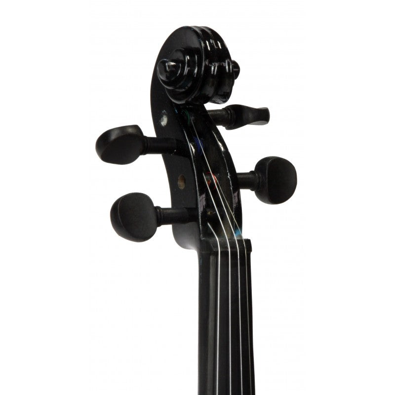 C370.TY-27 4/4 VIOLIN ELECTRICO NEGRO