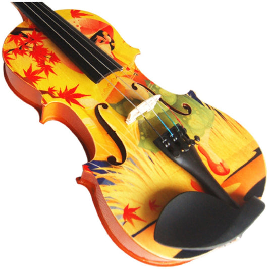 Violín 4/4 Kinglos HSHB-003 Decorado