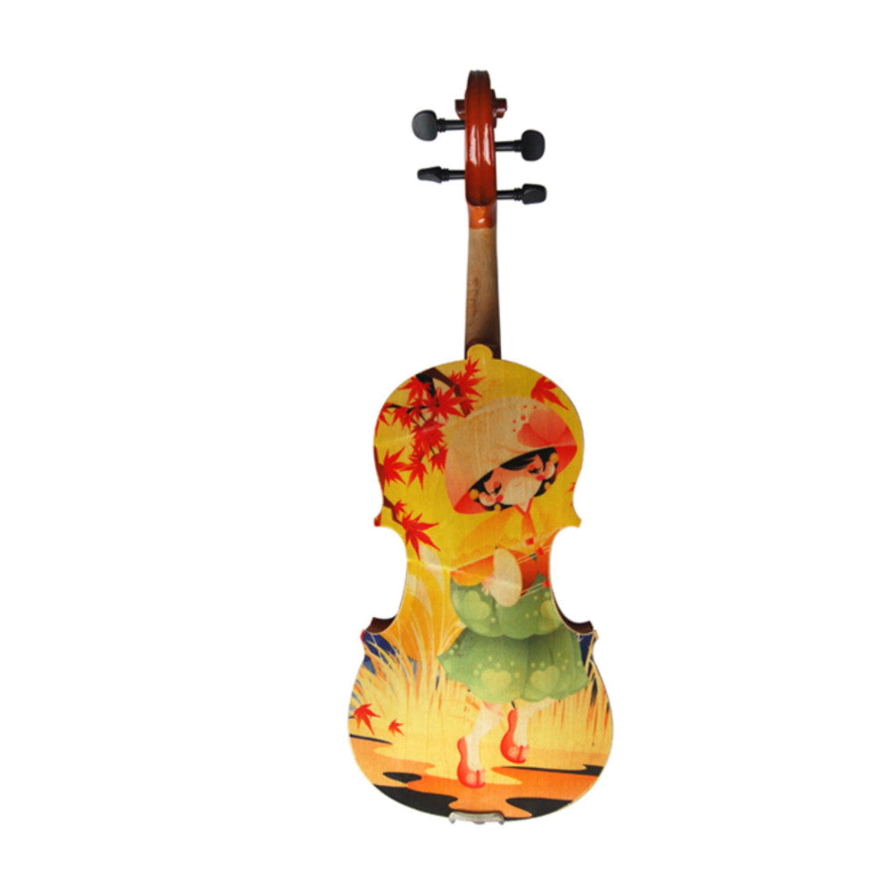 Violín 4/4 Kinglos HSHB-003 Decorado