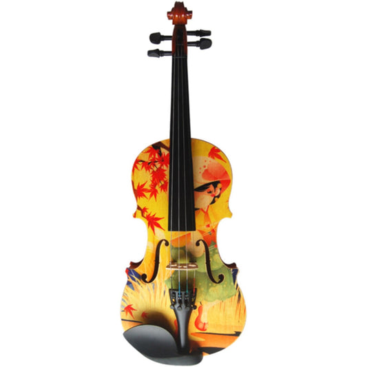 Violín 4/4 Kinglos HSHB-003 Decorado