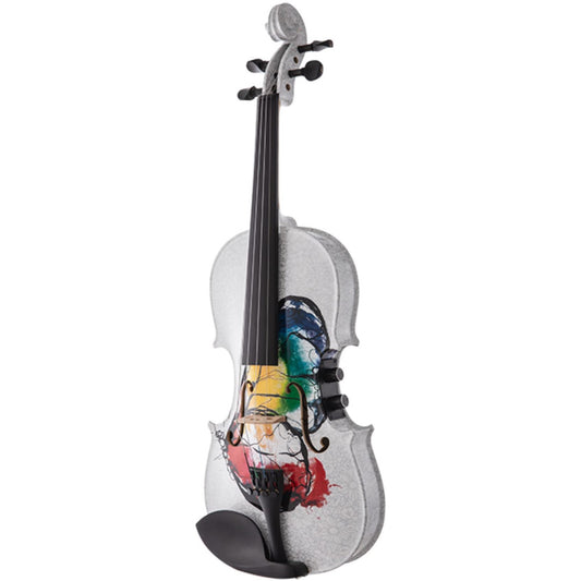 Violín 4/4 Electrificado Kinglos YSDS-N302 Decorado