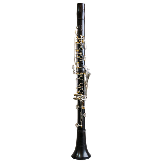 Clarinete Bb Backun Q2 Series Granadilla 18 Llaves Plata Y Pilares Oro
