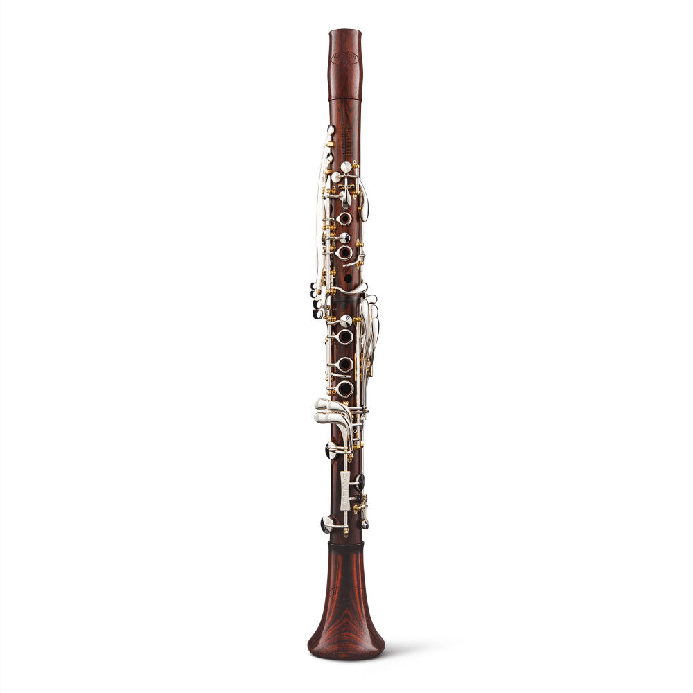 Clarinete Bb Backun Lumière Cocobolo 18 Llaves Plata Pilares Oro