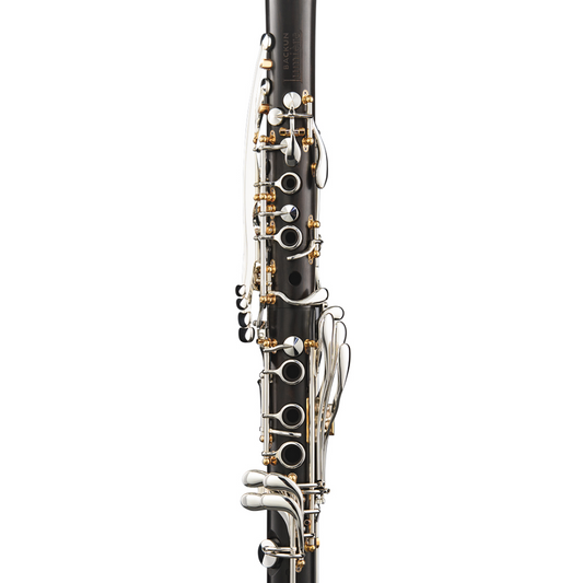 Clarinete A Backun Lumière Granadilla 18 Llaves Plata Pilares Oro