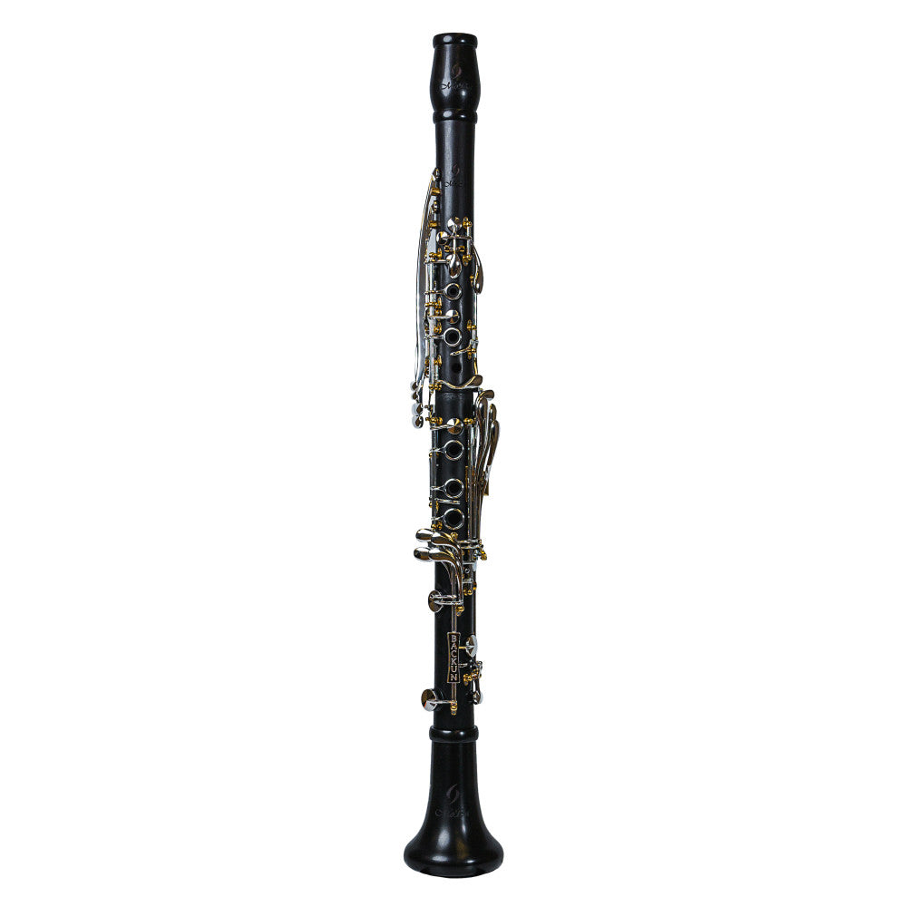 Clarinete A Backun MoBa Granadilla 18 Llaves Plata Pilares Oro