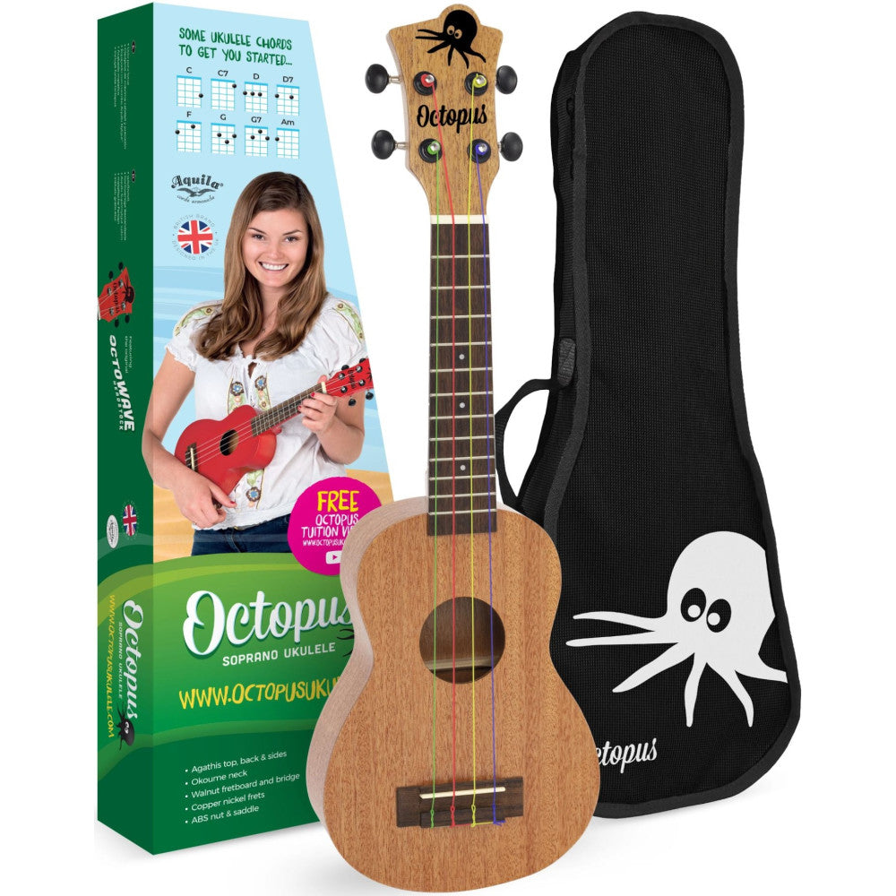 Ukelele Soprano Octopus UK-206K-NAT Kids Natural