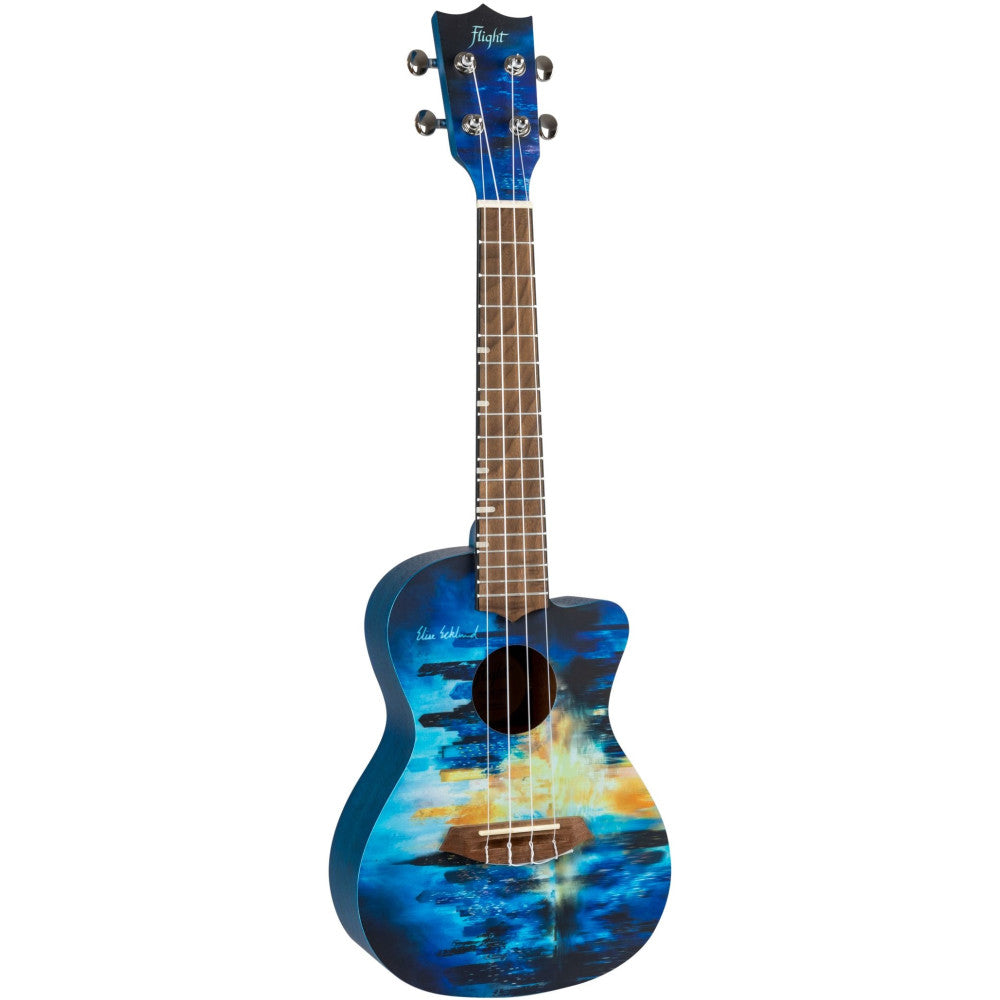 Ukelele Concert Flight AUC-CITY Art Series Elise Ecklund Signature