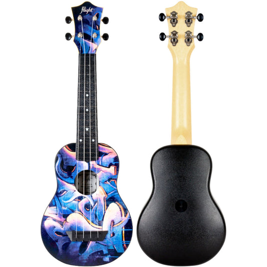 Ukelele Soprano Flight TUS-40 Travel Graffiti