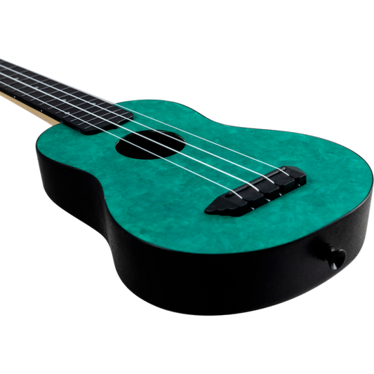 Ukelele Soprano Flight TUS-65 Travel Emerald