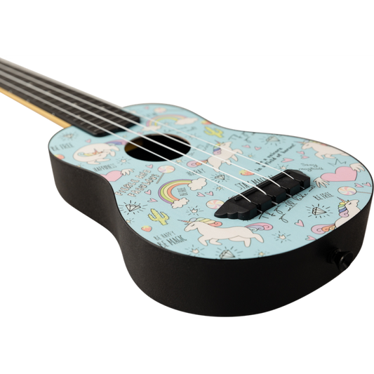 Ukelele Soprano Flight TUS-40 Travel Unicorn