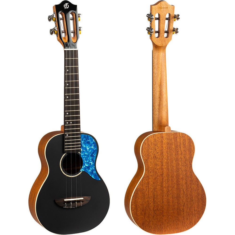 Ukelele Concert Flight Princess Series Iris BK Negro