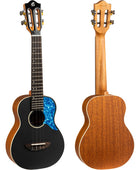 Ukelele Concert Flight Princess Series Iris BK Negro