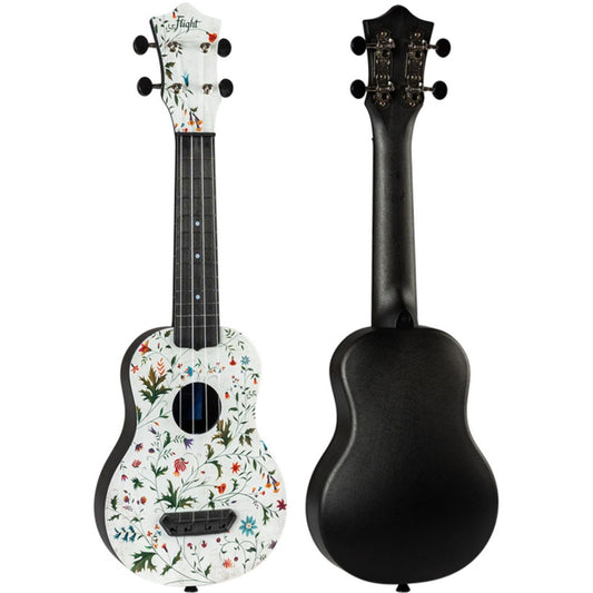 Ukelele Soprano Flight UTS-40 Ultra Travel Series Flower