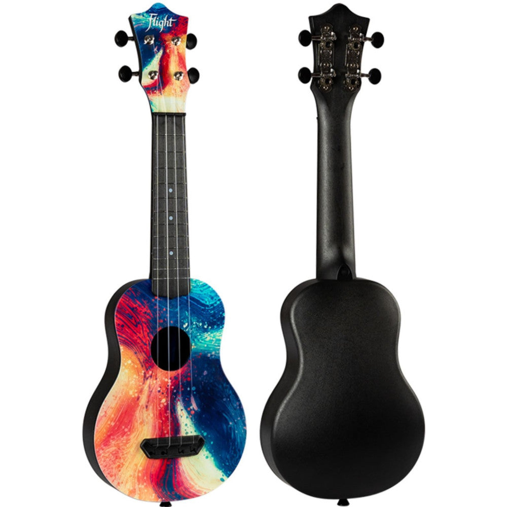 Ukelele Soprano Flight UTS-40 Ultra Travel Series Swirl