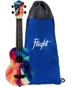 Ukelele Soprano Flight UTS-40 Ultra Travel Series Swirl