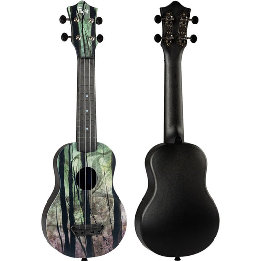 Ukelele Soprano Flight UTS-40 Ultra Travel Series Deep Forest