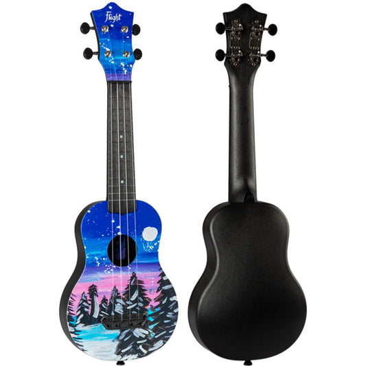 Ukelele Soprano Flight UTS-42 Ultra Travel Series Snow