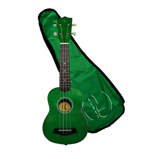 Ukelele Soprano Bones SP200S-GN Linden Verde Satinado