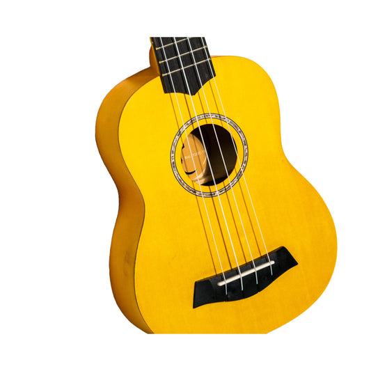 Ukelele Soprano Bones SP200S-YW Linden Amarillo Satinado