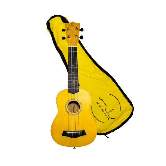 Ukelele Soprano Bones SP200S-YW Linden Amarillo Satinado