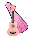 Ukelele Soprano Bones SP200S-PK Linden Rosa Satinado