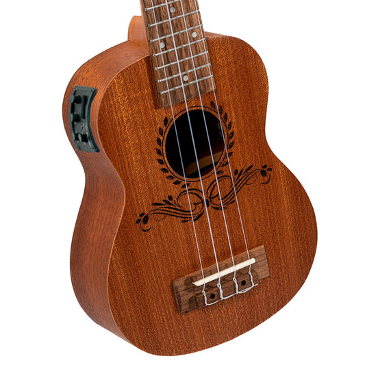 Ukelele Soprano Bones SP220SE Sapelly Electrificado