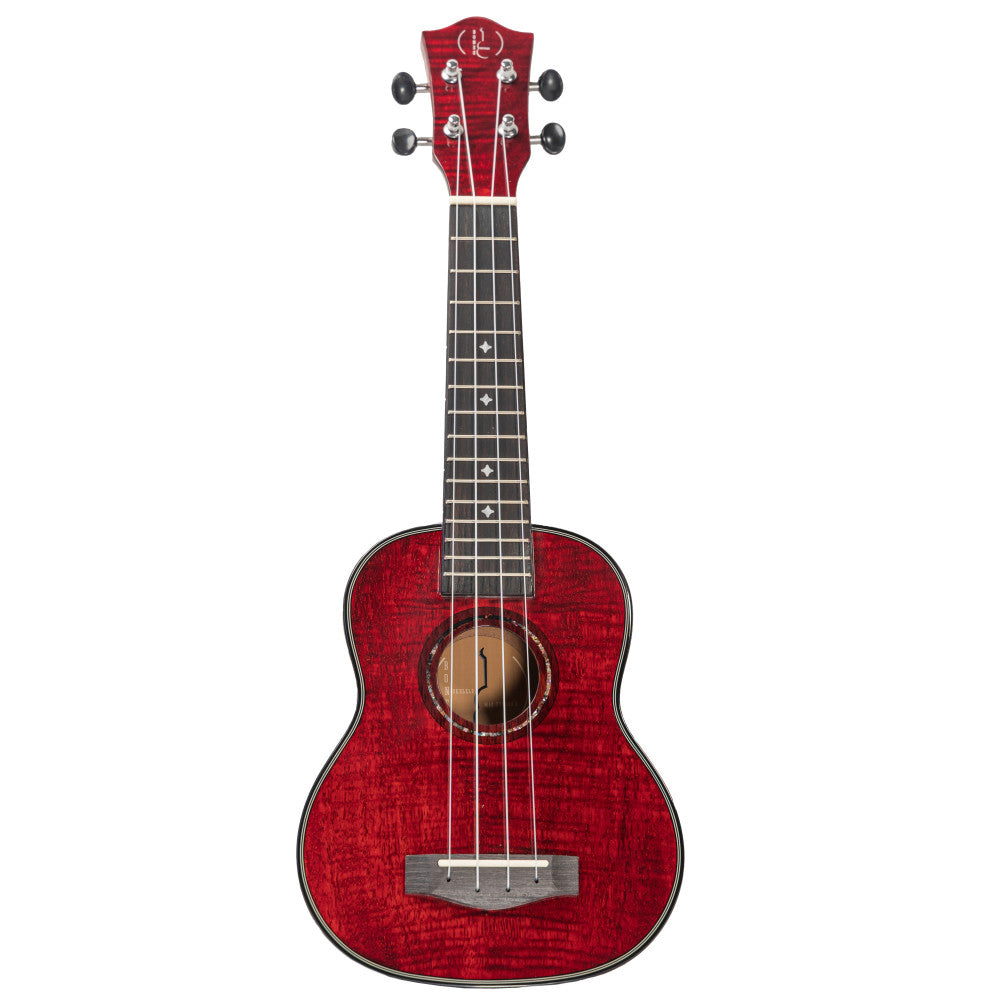 Ukelele Soprano Bones SP600S-RD Arce Rojo Brillo