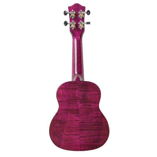 Ukelele Soprano Bones SP630S-PU Arce Purpura Brillo