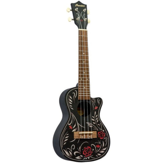 Ukelele Soprano Bamboo B21-RL Flowers & Roll