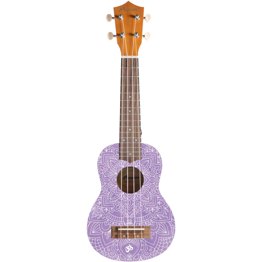 Ukelele Soprano Bamboo B1E-WN Crown Mandala