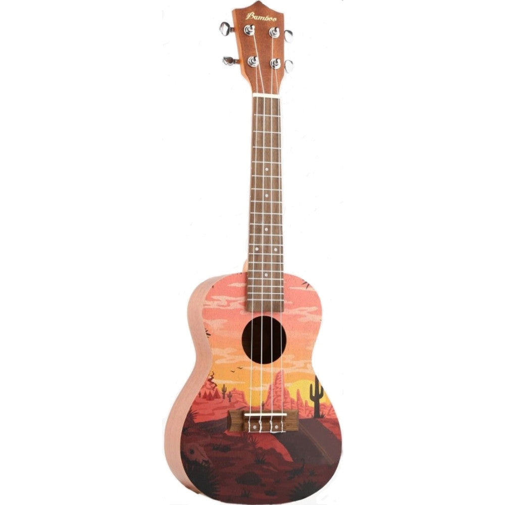 Ukelele Concert Bamboo BU23-R66 Sunset