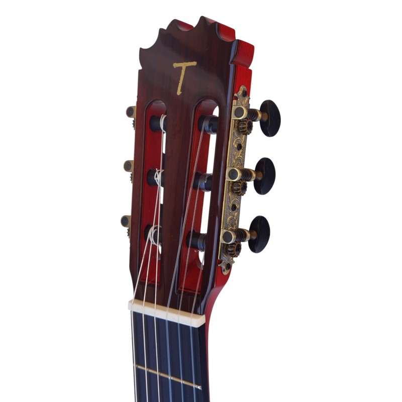 Guitarra Flamenca Antonio de toledo Modelo Tomatito almeria color rojo