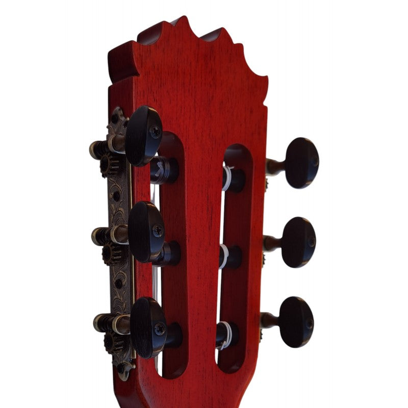 Guitarra Flamenca Antonio de toledo Modelo Tomatito almeria color rojo