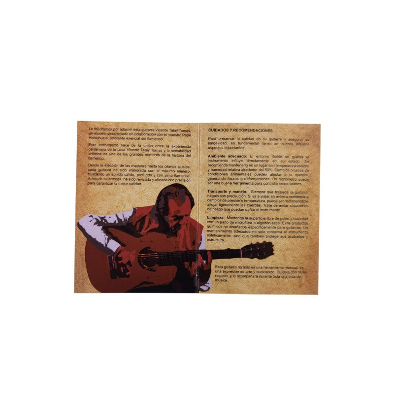 Guitarra Flamenca Vicente Tatay Modelo Pepe Habichuela