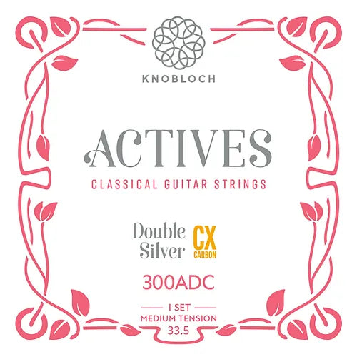 JUEGO DE CUERDAS GUITARRA KNOBLOCH ACTIVES CX CARBON 300 ADC