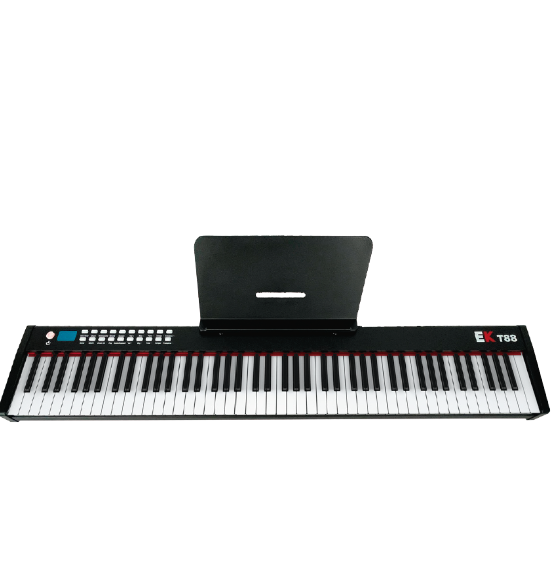 PIANO DE ESCENARIO PORTABLE CON BATERIA RECARGABLE NEGRO EK EKT88BK