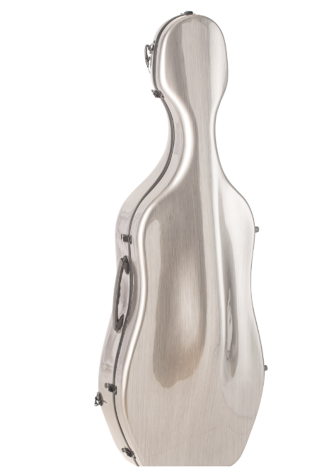 ESTUCHE DE CELLO AMADEUS 4/4 DE FIBRA DE VIDRIO GRIS