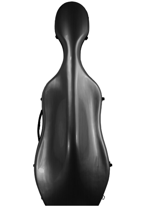 ESTUCHE DE CELLO AMADEUS 4/4 DE FIBRA DE VIDRIO NEGRO