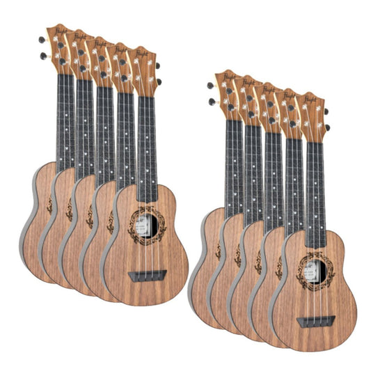 Pack 10 Ukeleles Soprano Flight TUS-50 Travel Salamander