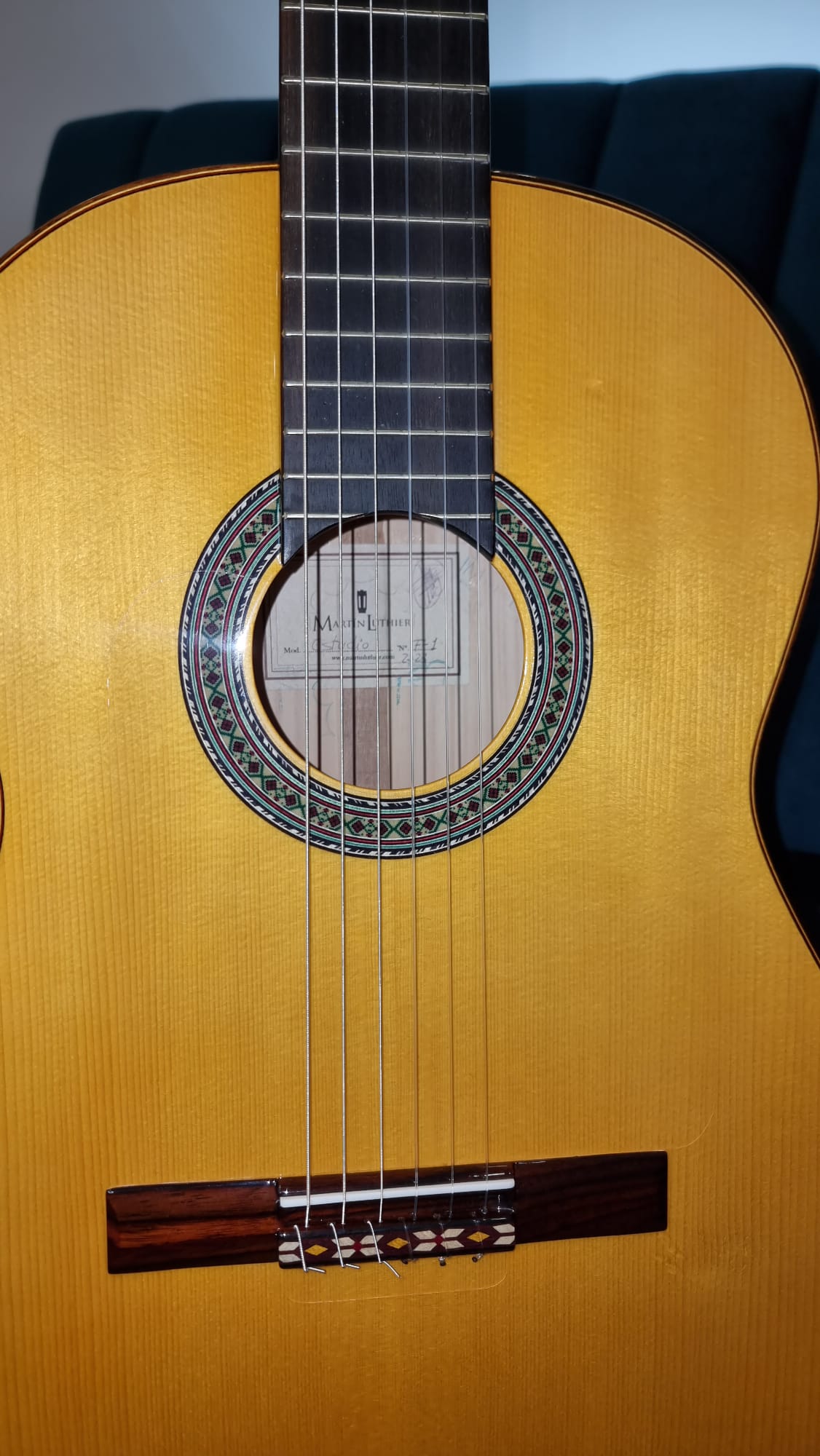 Guitarra flamenca maciza luthier martin