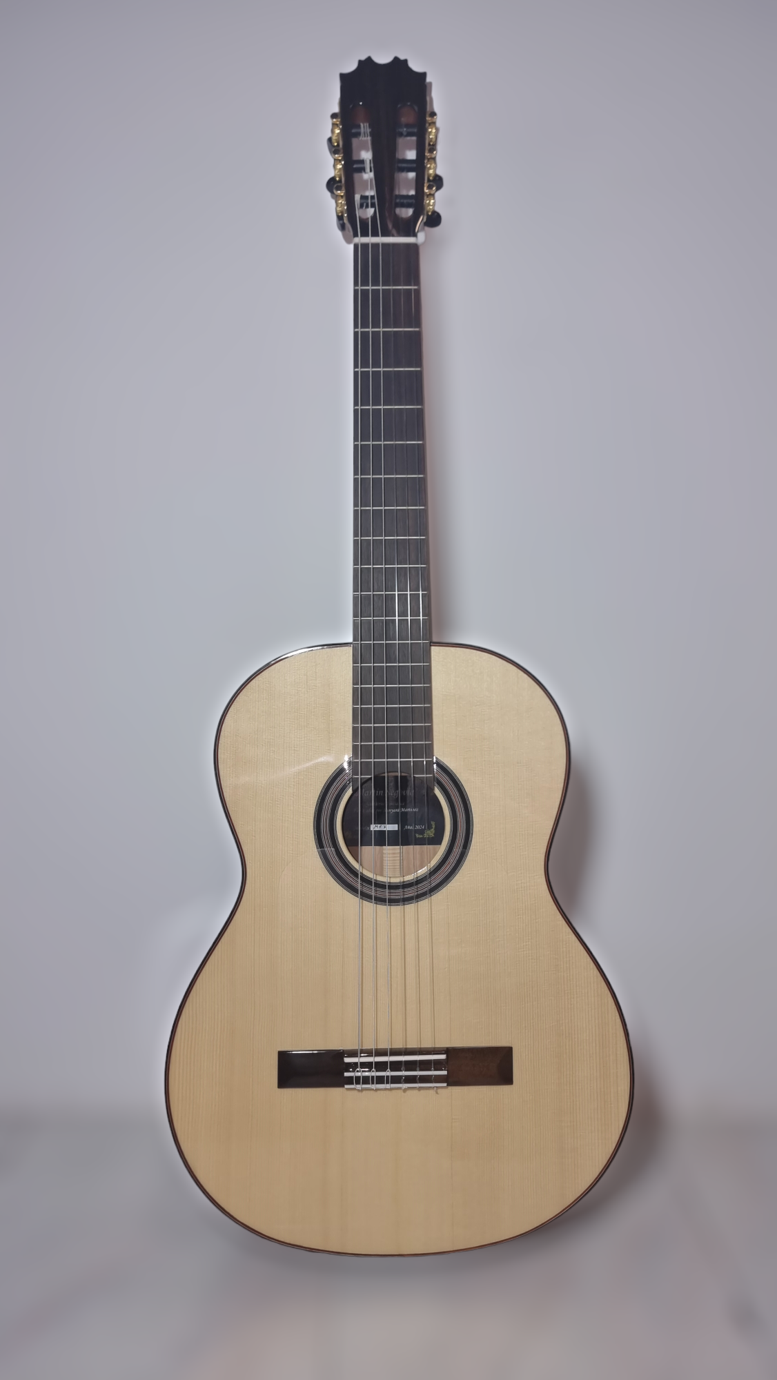 Guitarra Flamenca MF7 de Ébano Blanco