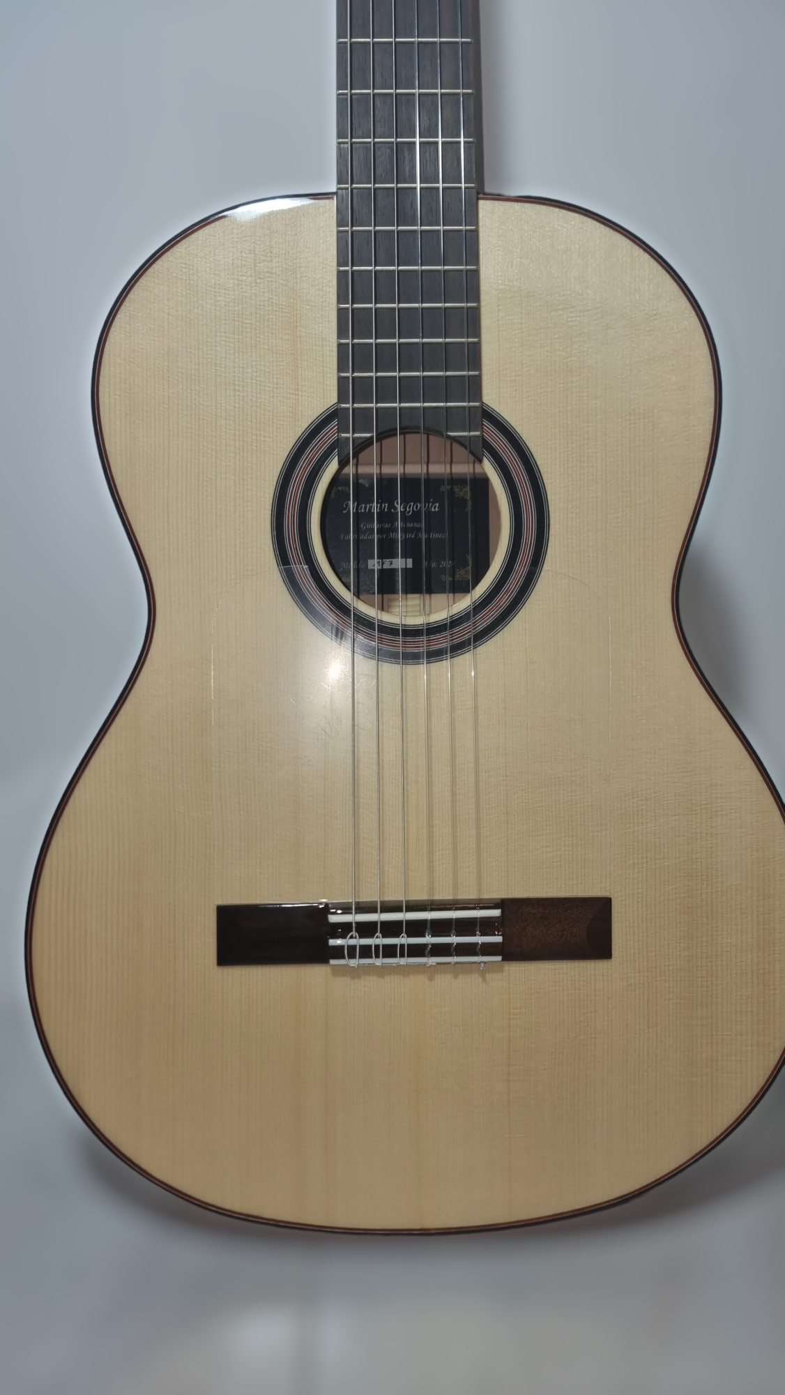 Guitarra Flamenca MF7 de Ébano Blanco