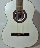 Guitarra Flamenca Modelo PM Blanco Perlado con Previo Double 0S1