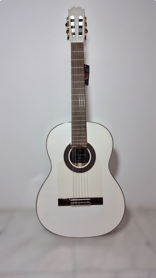 Guitarra Flamenca Modelo PM Blanco Perlado con Previo Double 0S1