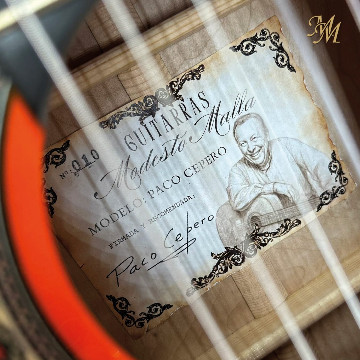 Guitarra Flamenca Modelo Paco Cepero con previo 0s1