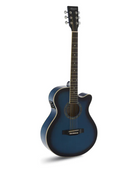 GUITARRA ACÚSTICA ADMIRA INDIANA AZUL BRILLO