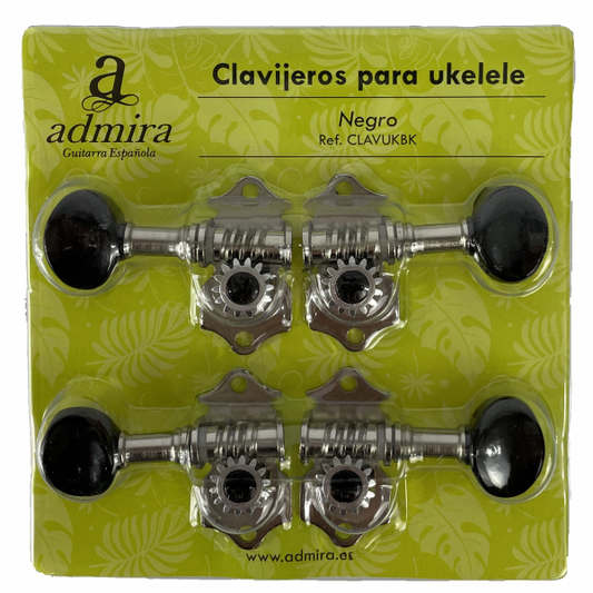 CLAVIJERO ADMIRA NEGRO PARA UKELELE CLAVUKBK